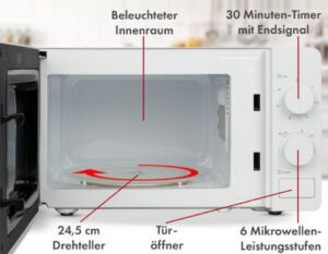 Mikrolaineahi Bomann MW6014CB valge - Image 3