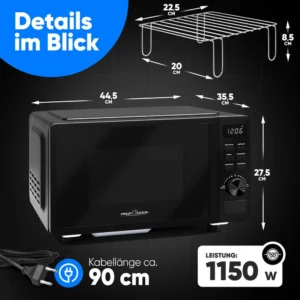 Mikrolaineahi ProfiCook MWG1278 must - Image 10