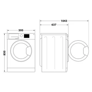 Pesumasin Hotpoint-Ariston NLCD948BSAEU - Image 6