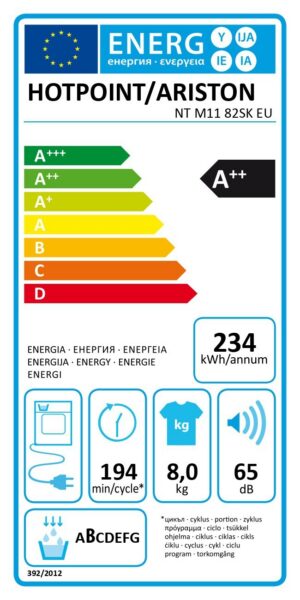 Pesukuivati Hotpoint-Ariston NTM1182SKEU - Image 6