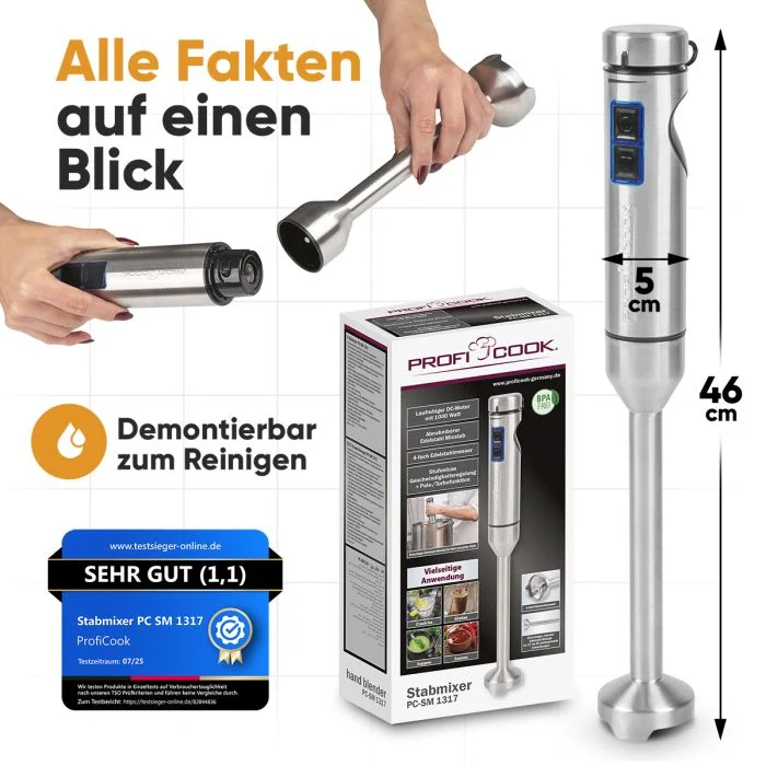 Saumikser ProfiCook PCSM1317 – pilt 5