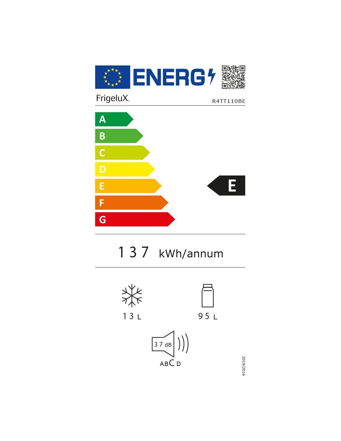 Külmik Frigelux R4TT110BE – pilt 4