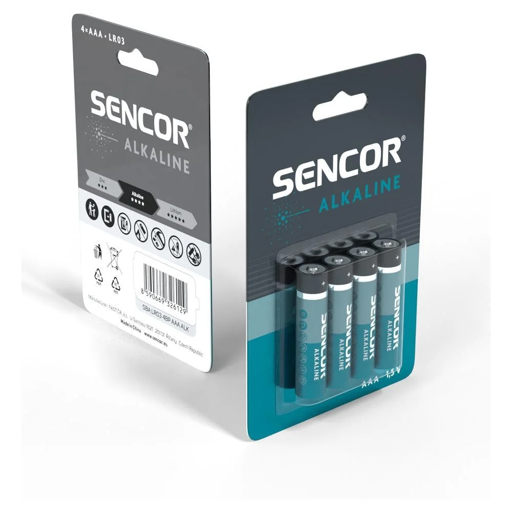 Patareid Sencor SBALR034S AAA, 4 tk – pilt 5