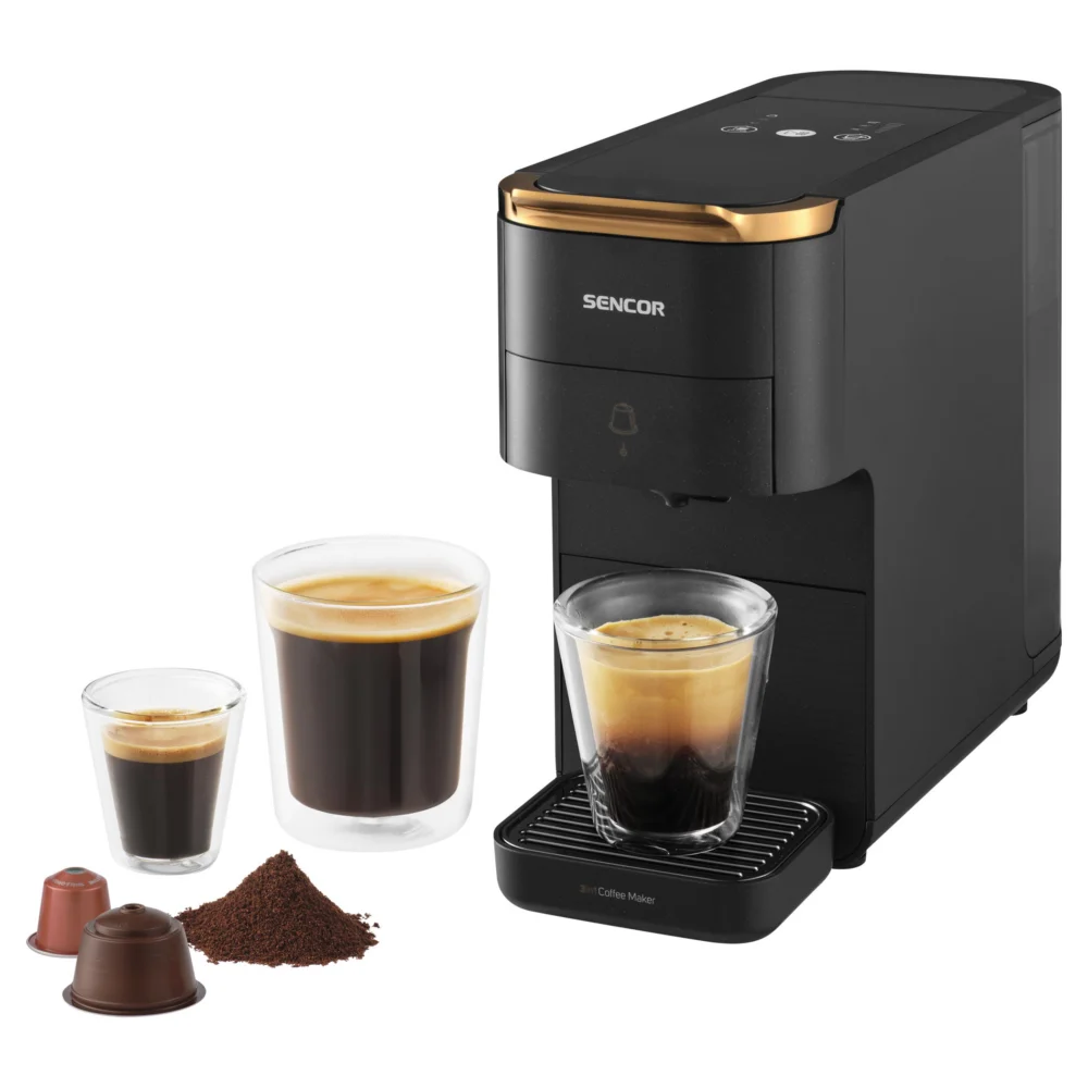 Multi-kapsel 3in 1 kohvimasin Sencor SCC1000BK – pilt 2