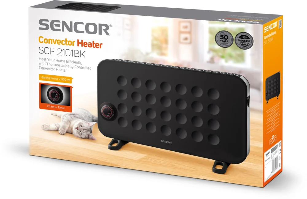Konvektor Sencor SCF2101BK, must – pilt 6