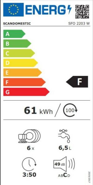 Nõudepesumasin Scandomestic SFO2203W - Image 4
