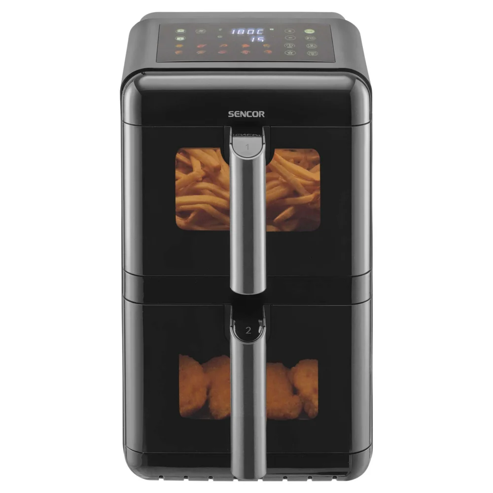 Kuumaõhufritüür Sencor SFR1250BK, 2 x 5,8L