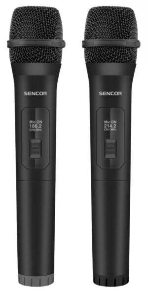Karaokemikrofonide komplekt saatjaga Sencor SSSWM20 - Image 2