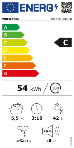 Pesumasin Whirlpool TDLR55140SEU - Image 6