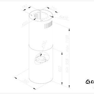 Õhupuhastaja Ciarko Design Tubus Isola SmartLink kuld - Image 4