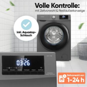 Kuivatiga pesumasin Bomann WAT7186T - Image 5