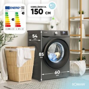 Kuivatiga pesumasin Bomann WAT7186T - Image 6