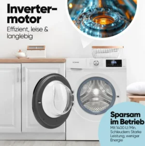 Kuivatiga pesumasin Bomann WAT7186W - Image 3