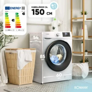 Kuivatiga pesumasin Bomann WAT7186W - Image 6