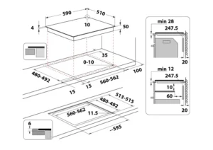 Induktsioonplaat Whirlpool WSQS460NE - Image 4