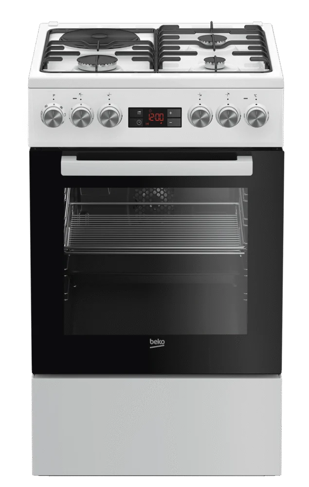 Gaasipliit elektriahjuga Beko FSE53320DWCS