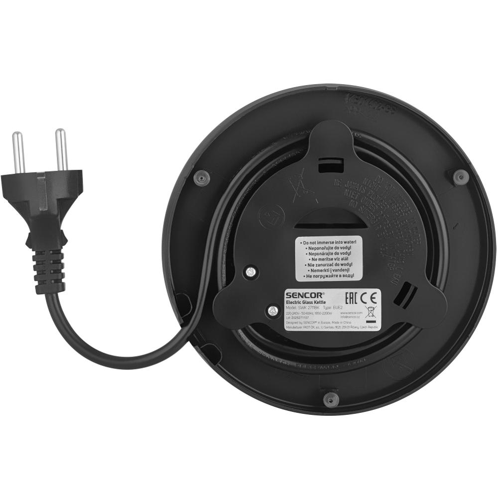 Klaaskorpusega veekeetja Sencor SWK2711BK – pilt 6
