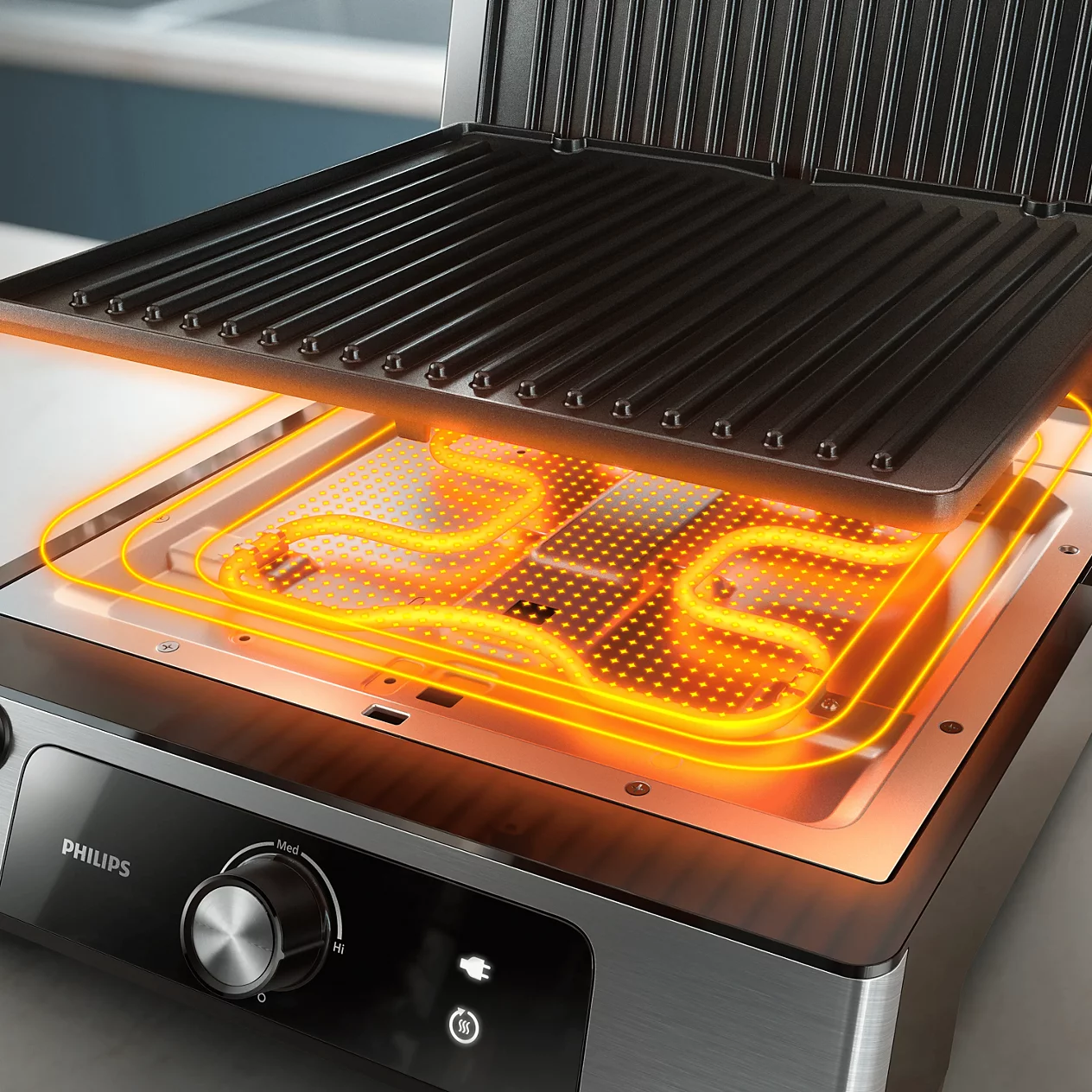 Kontaktgrill Philips HD6301/90 – pilt 3