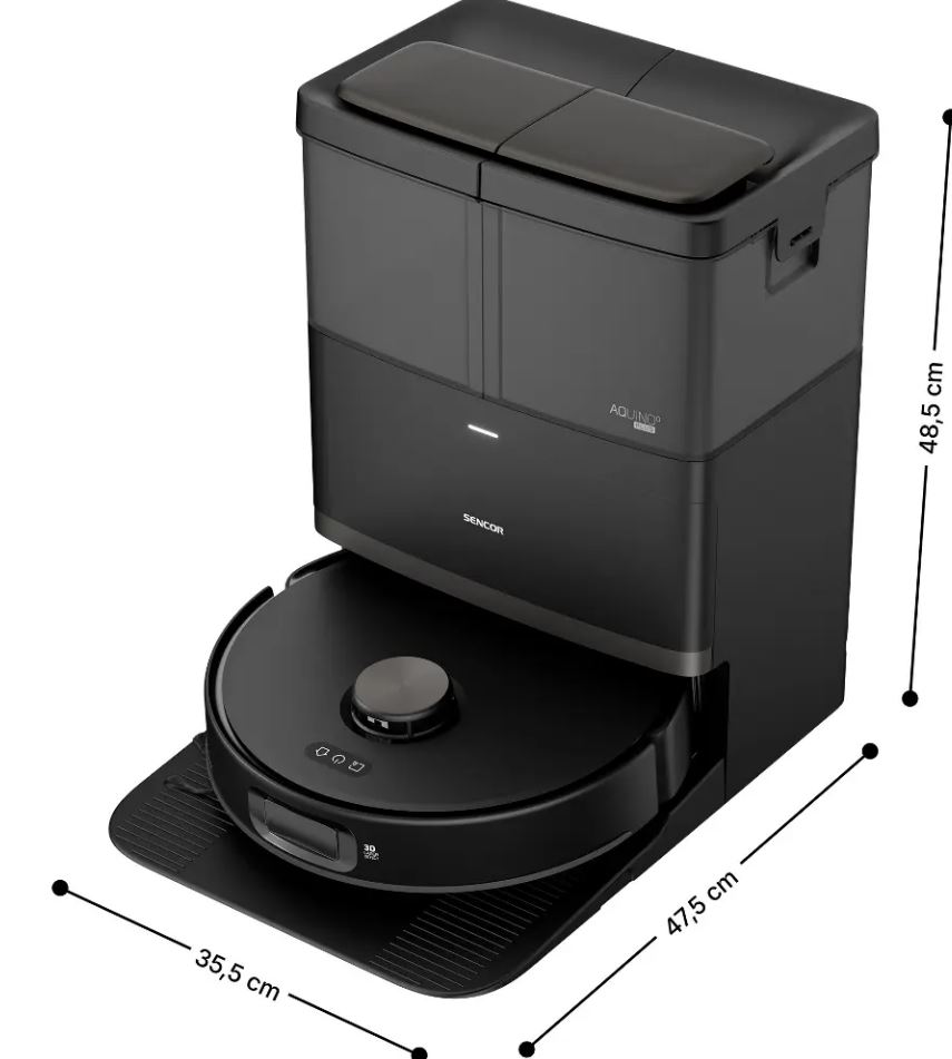 Robottolmuimeja tühjendusjaamaga Sencor SRV9590BK – pilt 2